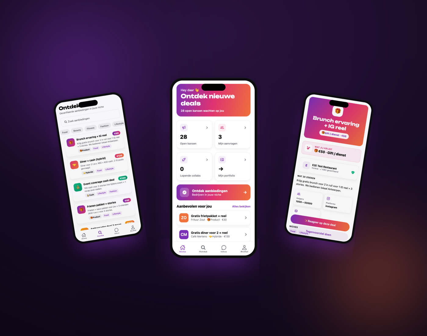 De Kollaborate-app: ontdek deals, vind matches en bekijk aanbiedingen